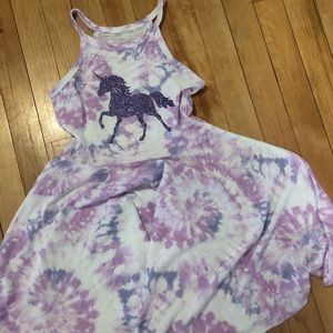 Unicorn Tie Dye Dress